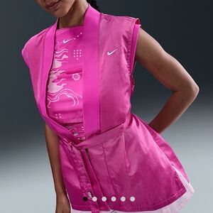 Nike Pink Sleeveless Wrap Top